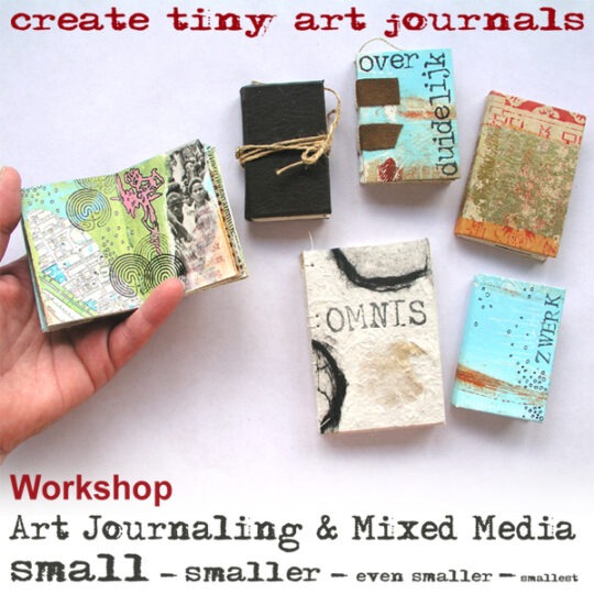 Live workshop: Tiny art journals